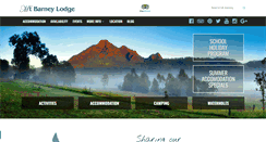 Desktop Screenshot of mtbarneylodge.com.au